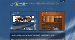 Desktop Screenshot of lackierer-polsterer.de