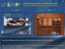 Tablet Screenshot of lackierer-polsterer.de